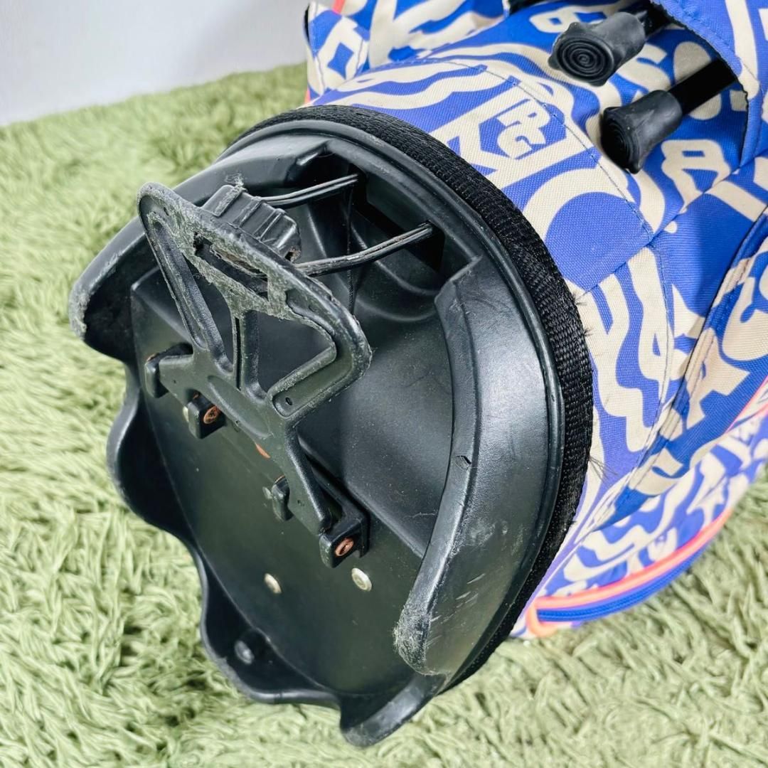 中古】パーリーゲイツ キャディバッグ スタンド式 9.5型 6分割 初心者