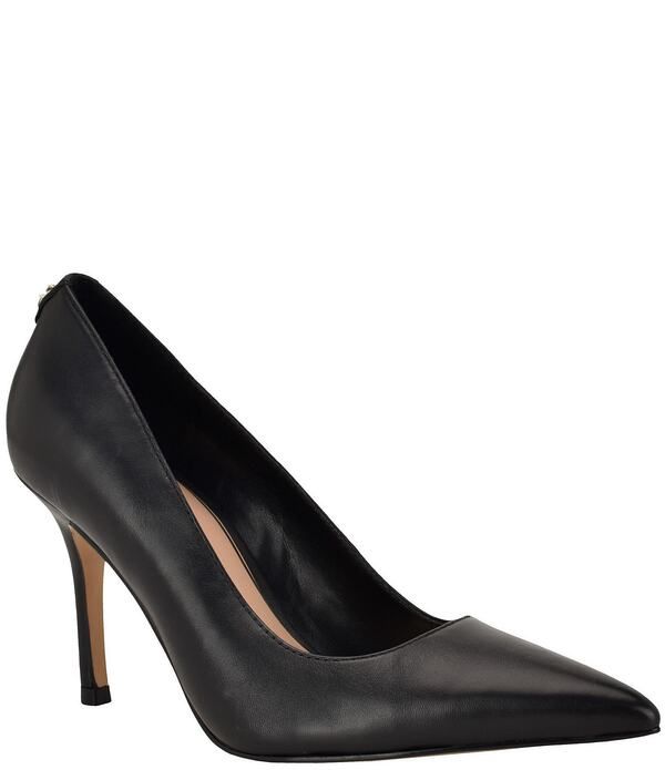 ゲス レディース シューズ ヒール レザー Guess Prindy Leather Pumps Black ブラック