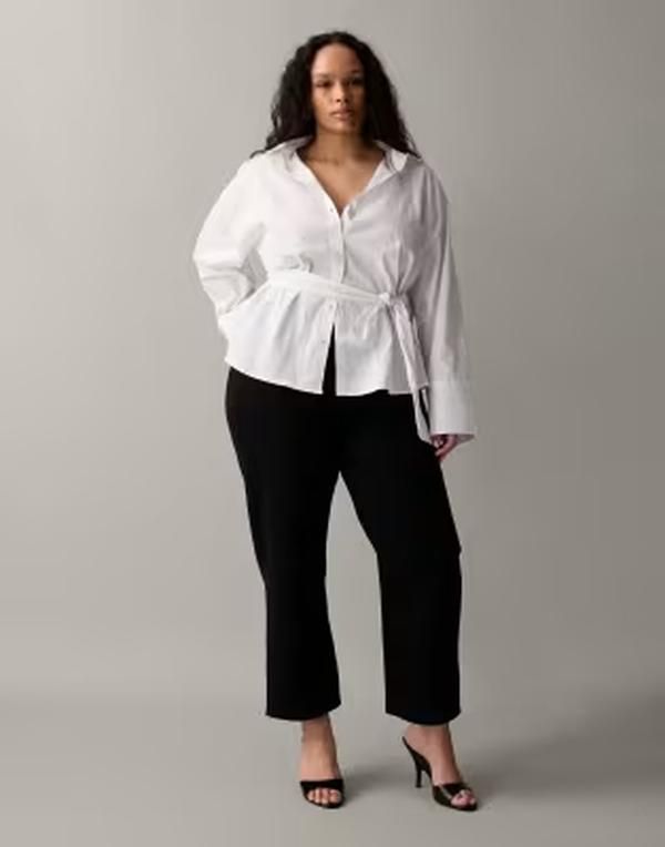 エイソス レディース ボトムス デニムパンツ ストレート アンクル ジーンズ ASOS Curve ASOS DESIGN Curve ankle grazer comfort stretch str