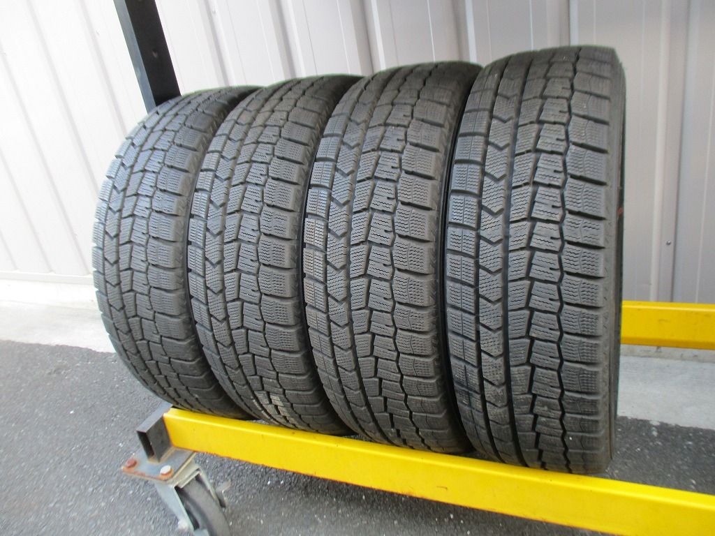 ★☆185/60R15 84Q ダンロップ WINTER MAXX WM02 スタッドレス 2021年製 4本 送料込 T73980217☆★インボイス領収書発行可能