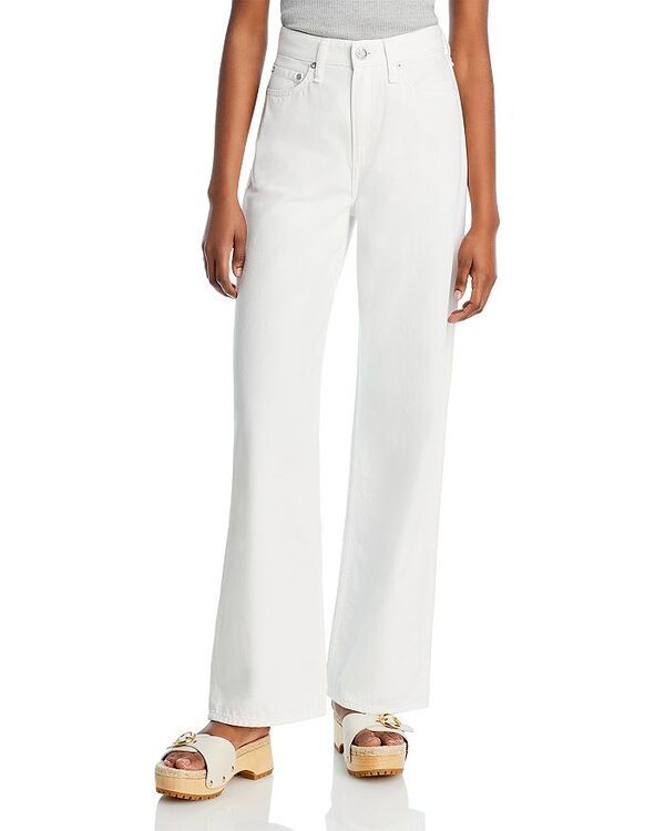 ラグアンドボーン レディース ボトムス デニムパンツ ジーンズ rag bone Featherweight Logan High Rise Jeans in Optic White ホワイト