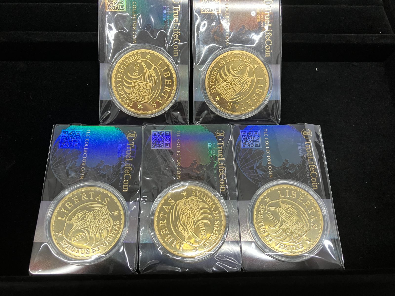 True Life Coin (TLC) コレクターコイン 5枚セット