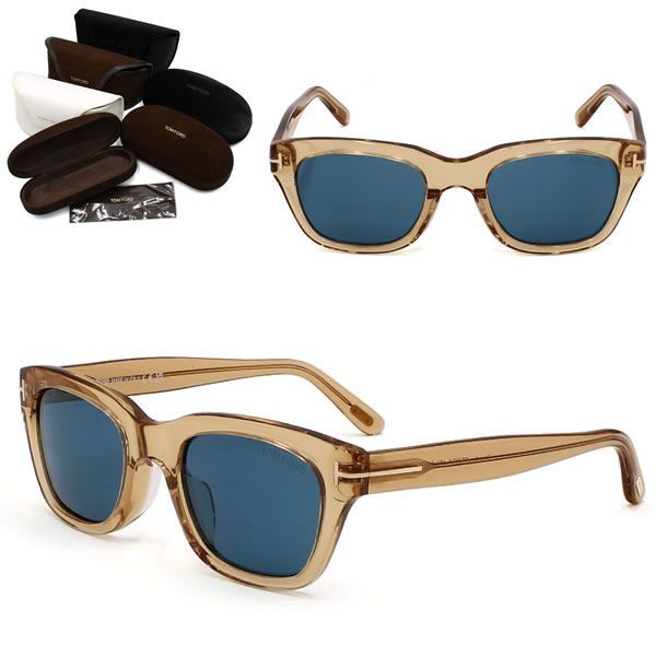 トムフォード サングラス TOM FORD FT0237-F/S 45V 51 TF0237 SNOWDON スノードン ブラウン クリア ブルー アジアンフィット メンズ レディース ユニセックス