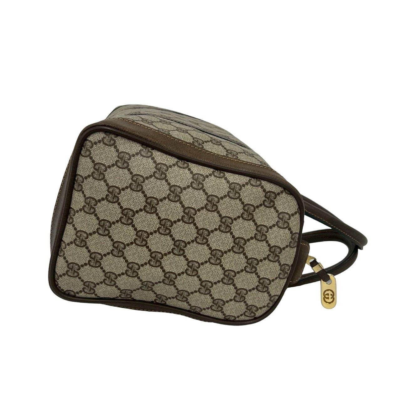 極 美品 GUCCI グッチ オールドグッチ ヴィンテージ GG 柄 レザー 本革