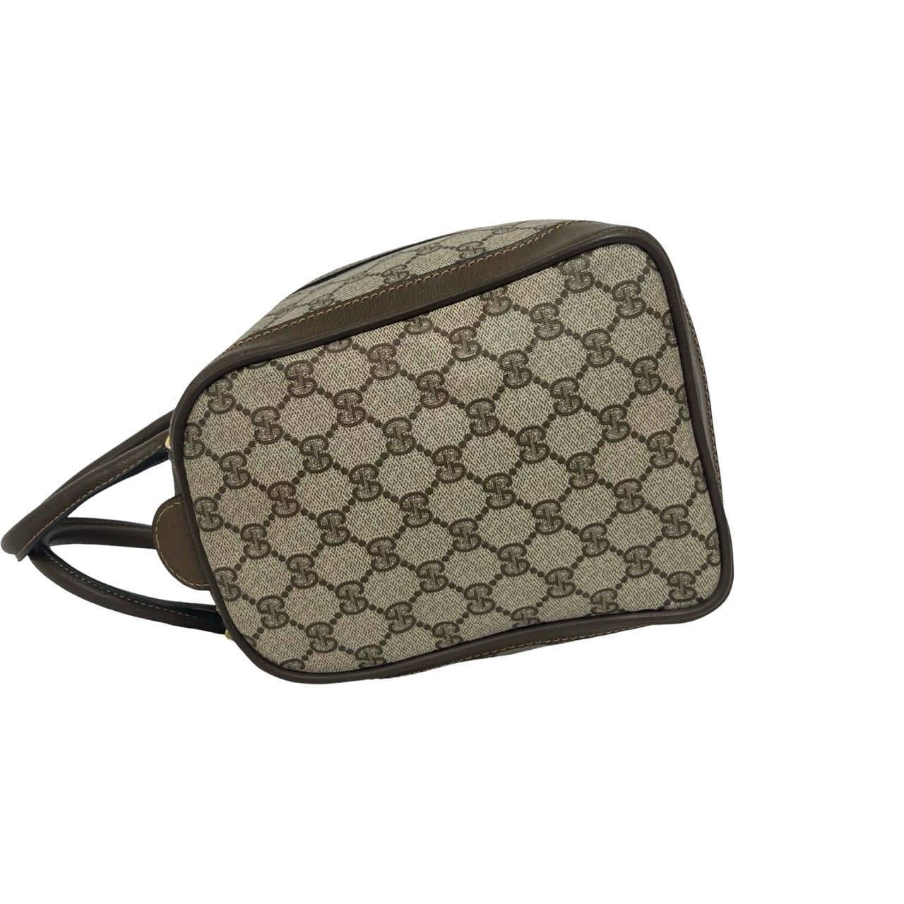 極 美品 GUCCI グッチ オールドグッチ ヴィンテージ GG 柄 レザー 本革