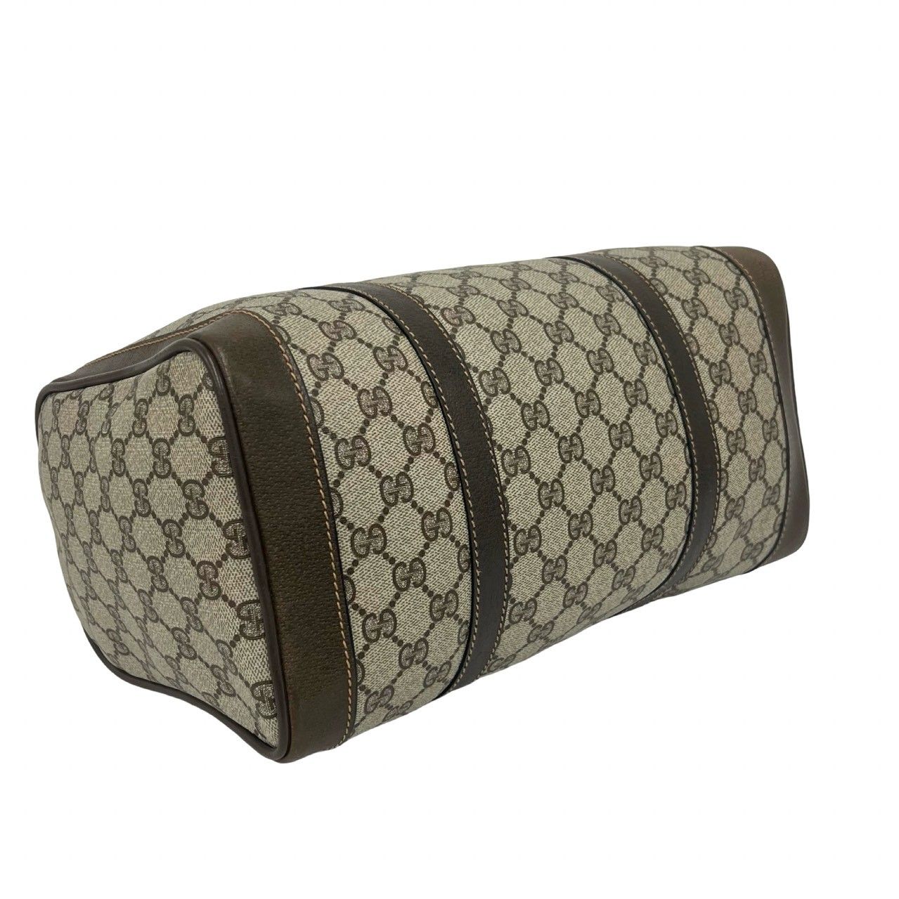 極 美品 GUCCI グッチ オールドグッチ ヴィンテージ GG 柄 レザー 本革