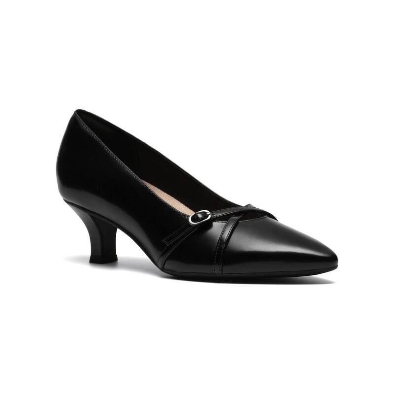 クラークス レディース シューズ パンプス レザー Clarks Kepley Star Womens Leather Dresshoes Black Leather ブラック