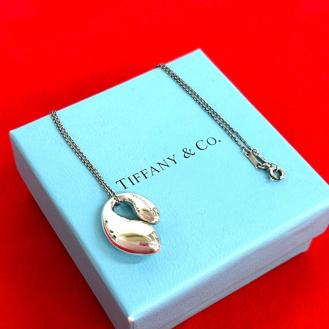 極 美品 TIFFANY&Co. ティファニー ヴィンテージ ダブルティアドロップ