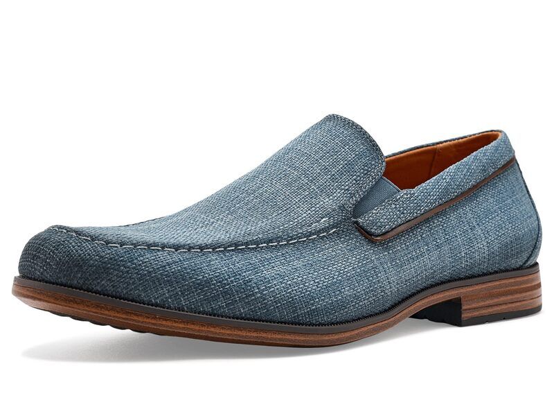 ステイシーアダムス メンズ シューズ スリッポン・ローファー Stacy Adams Ridgely Moc Toe SlipOn Loafer Navy ネイビー