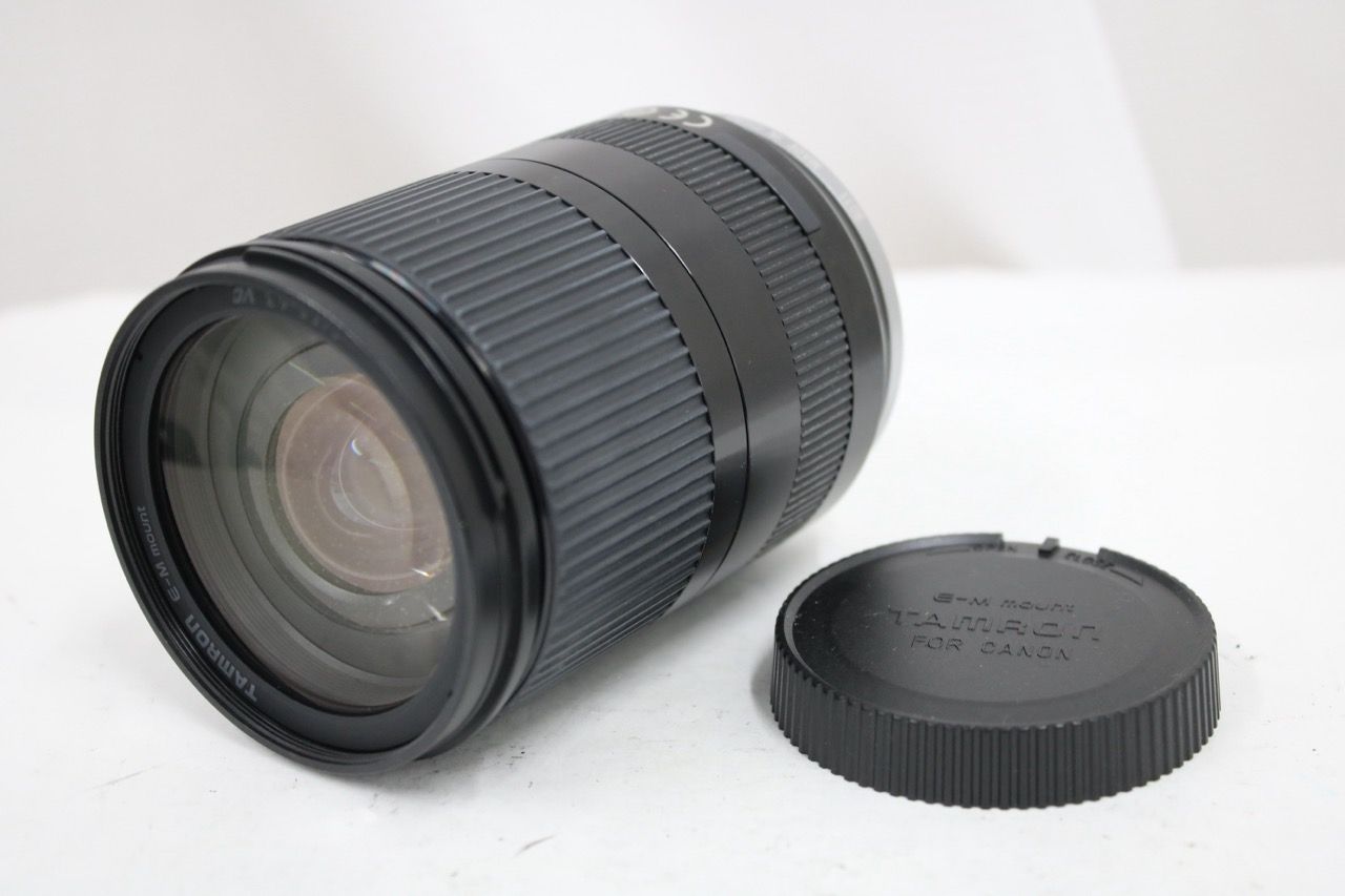 【訳あり品】 タムロン Tamron E-M mount 18-200mm F3.5-6.3 VC キャノンマウント レンズ e14656