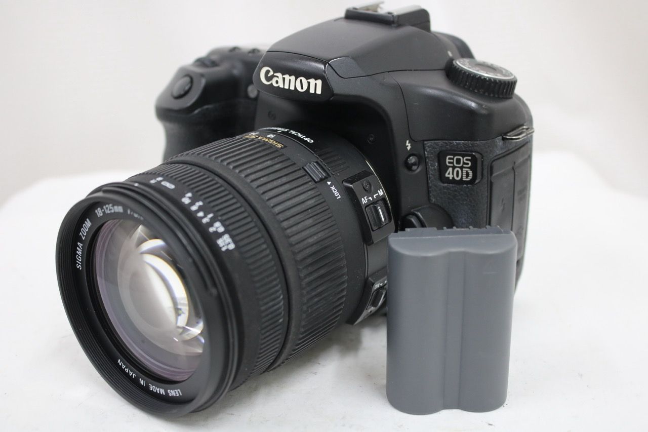 【返品保証】 キャノン Canon EO S 40D SIGMA ZOOM 18-125mm F3.8-5.6 DC OS HSM キャノンマウント e14671