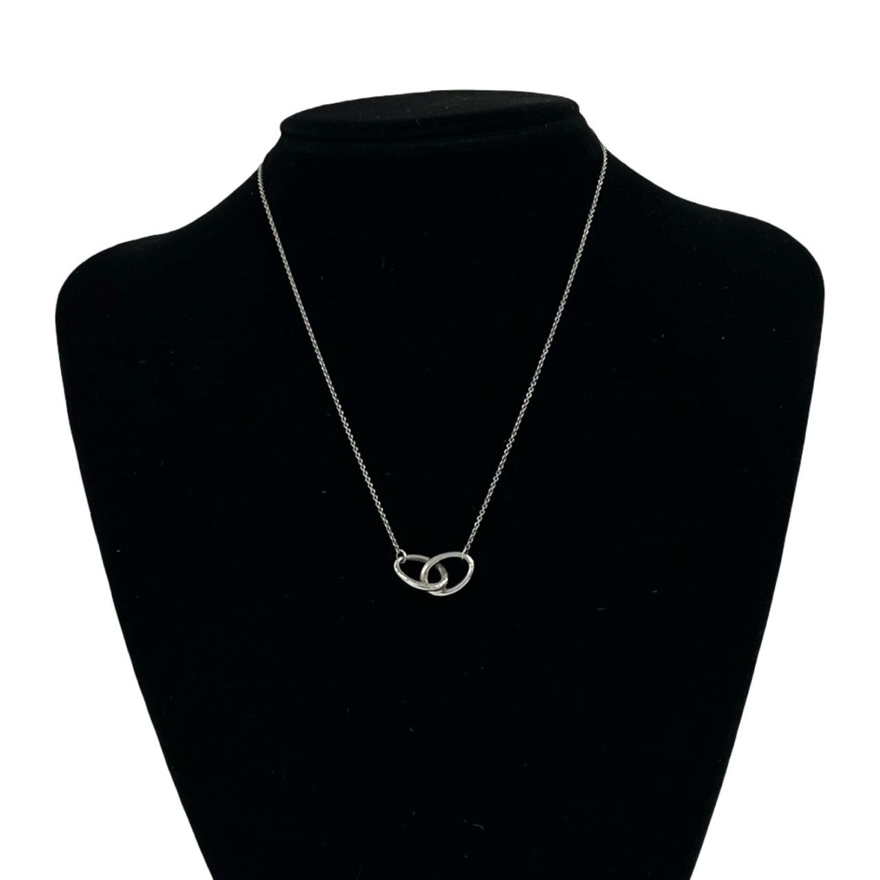 極 美品 TIFFANY&Co. ティファニー ヴィンテージ ダブルループ