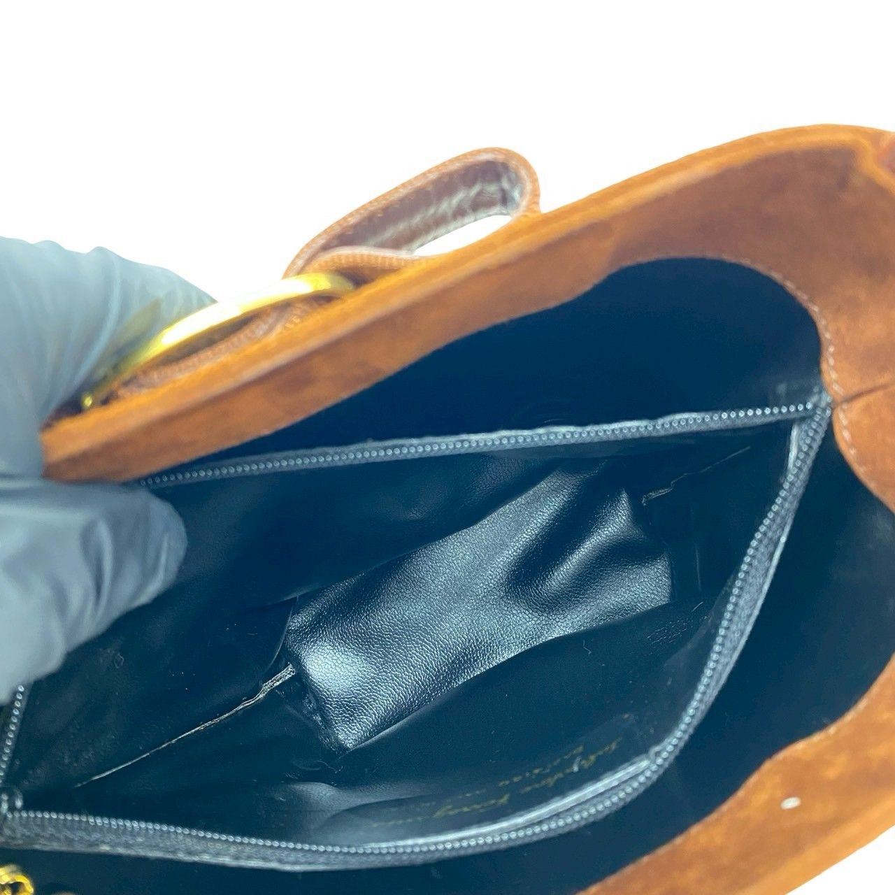 極 美品 袋付き Salvatore Ferragamo サルヴァトーレフェラガモ ヴァラ