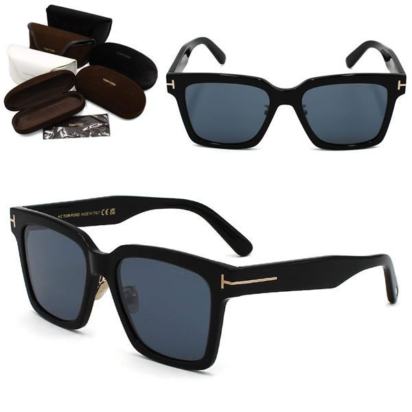 トムフォード サングラス TOM FORD FT1160-K/S 01A 54 TF1160 サングラス EYEWEAR ブラック グレー アジアンフィット メンズ レディース ユニセックス