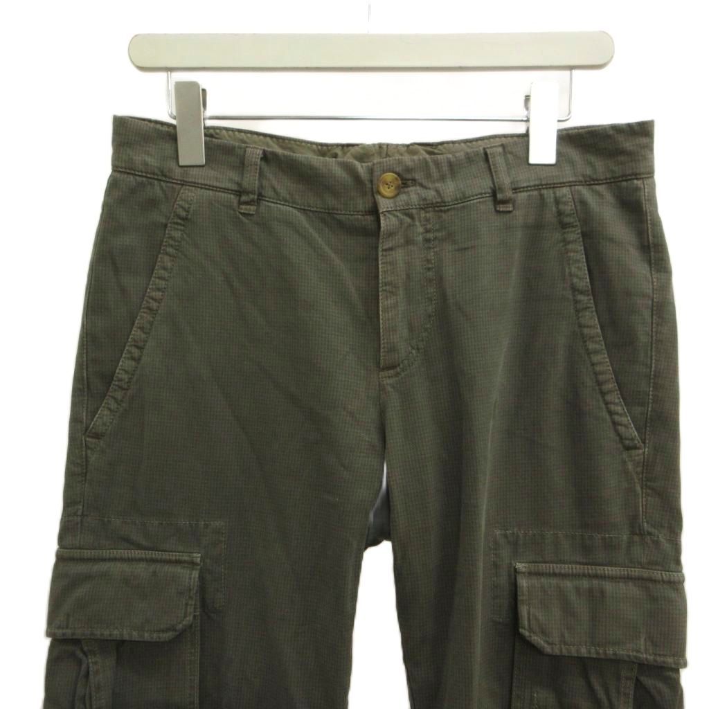 ブルネロクチネリ BRUNELLO CUCINELLI カーゴパンツ 44 カーキ フル