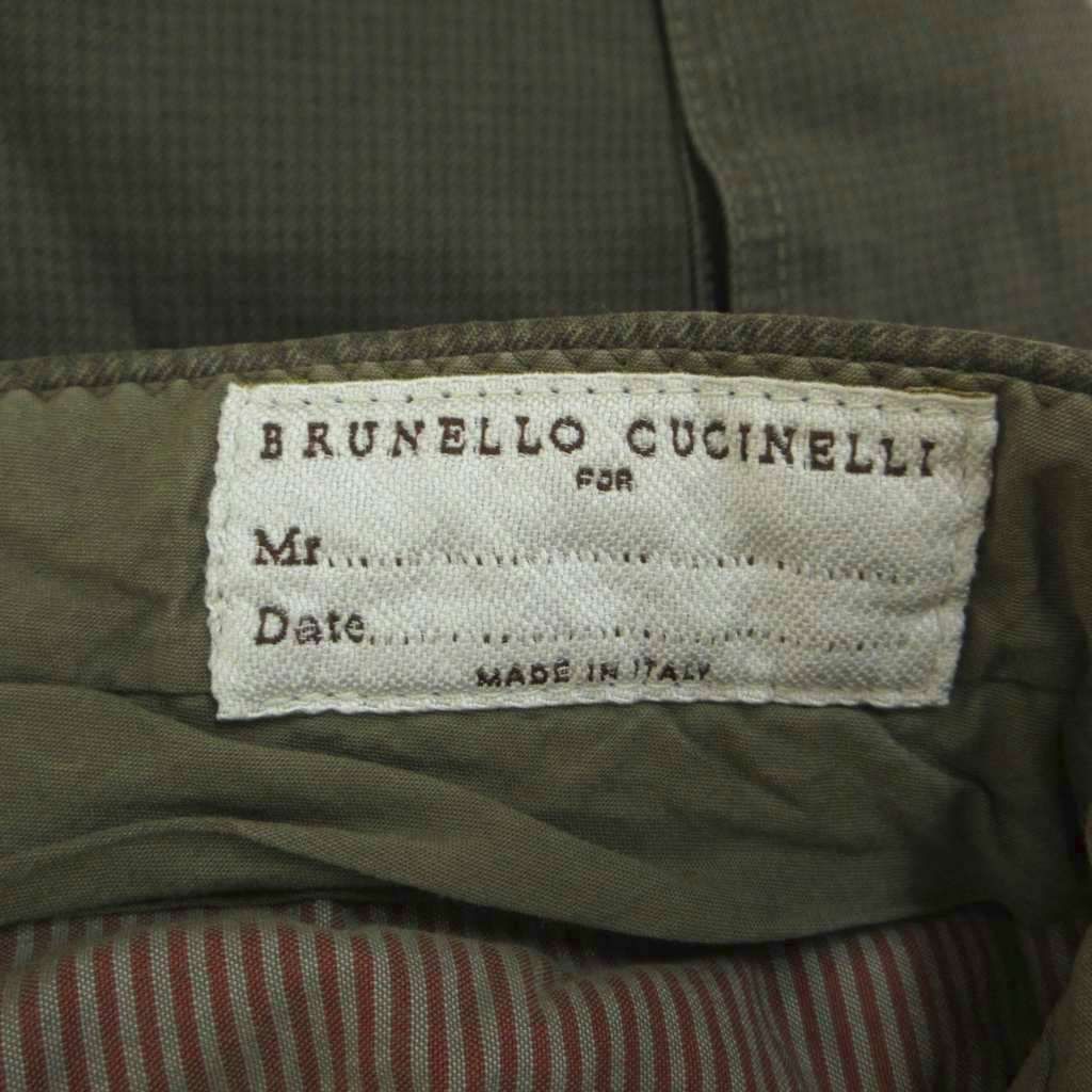ブルネロクチネリ BRUNELLO CUCINELLI カーゴパンツ 44 カーキ フル