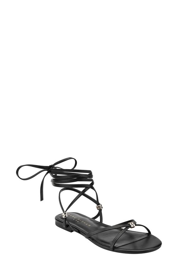 マーク・フィッシャー レディース シューズ サンダル アンクル Marc Fisher LTD Este Ankle Wrap Sandal Black ブラック 20,636円