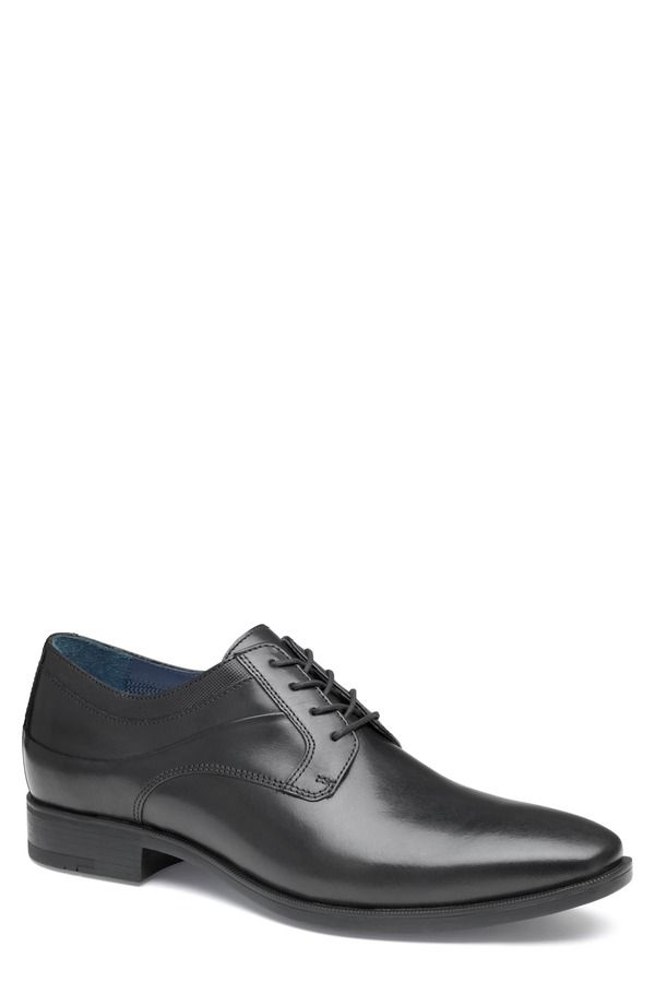 ジョンストンアンドマーフィー メンズ シューズ ダービー Johnston Murphy Gibbons Plain Toe Derby Black Full Grain ブラック