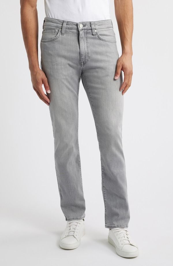 ３４ヘリテージ メンズ ボトムス デニムパンツ ストレート ジーンズ 34 Heritage Courage Straight Leg Jeans Light Grey Organic Ultra グ