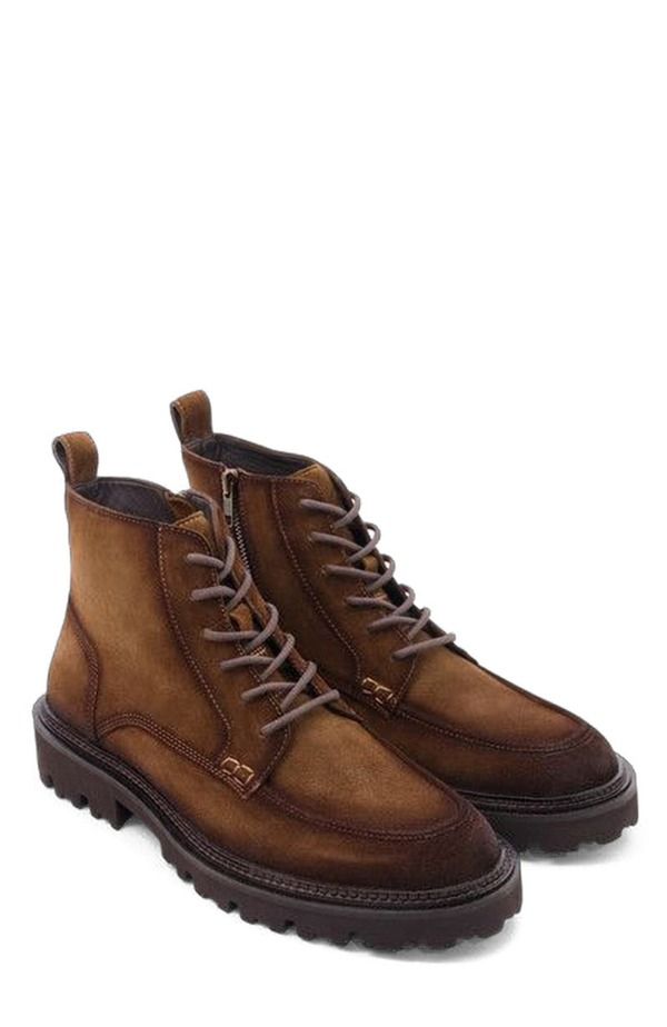 アンソニー ヴィア メンズ シューズ ブーツ・レインブーツ Anthony Veer Everest Moc Bootobacco Suede