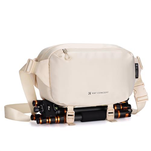 K&F Concept カメラバッグ ショルダーバッグ スリングバッグ カメラショルダーバッグ おしゃれ カメラケース 一眼レフカメラバッグ 仕切り調節可能 撥水加工 軽量 防水 小物入れ カメラアクセサリー/三脚/デジタル収納バッグ 旅行/ ea5d2b2f