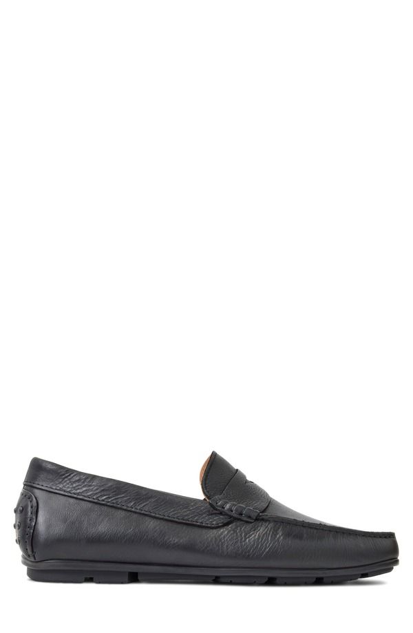 アクアタリア メンズ シューズ スリッポン・ローファー Aquatalia Enzo Wateresistant Driving Loafer Black Tumbled ブラック