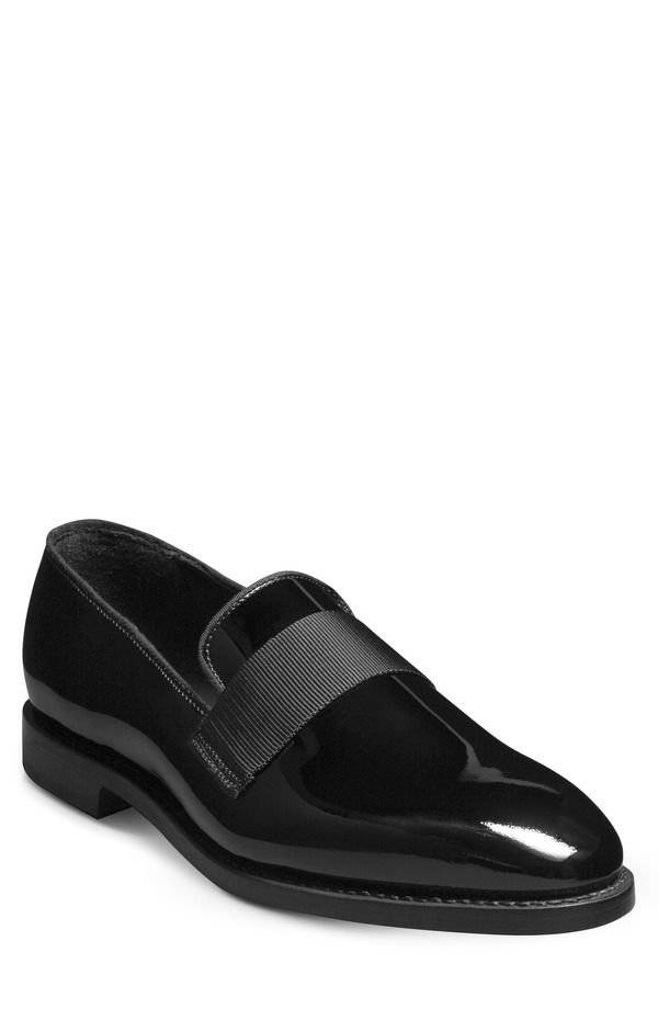 アレン エドモンズ メンズ シューズ レザー ローファー Allen Edmonds James Patent Leather Loafer Black ブラック