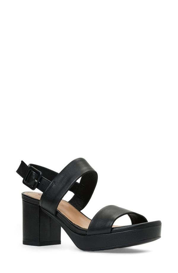 アクアタリア レディース シューズ ヒール プラットフォーム サンダル Aquatalia Melly Weatherproof Platform Sandal Black Leather ブラック