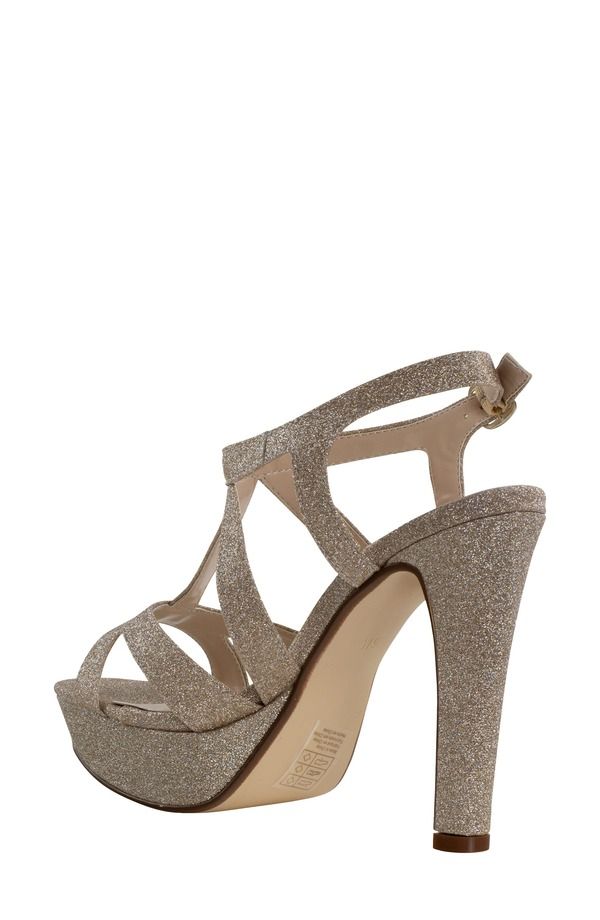 タッチアップ レディース シューズ ヒール プラットフォーム サンダル Touch Ups Marley Platform Sandal Champagne シャンパン