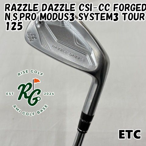 【中古】アイアンセット その他 RAZZLE DAZZLE CSI-CC FORGED◆N.S.PRO MODUS3 SYSTEM3 TOUR 125◆S◆28[4633]