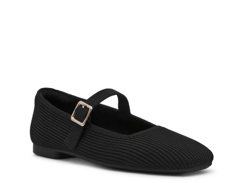 アンクライン レディース シューズ パンプス Anne KleinMabel Mary Jane Flat Black ブラック