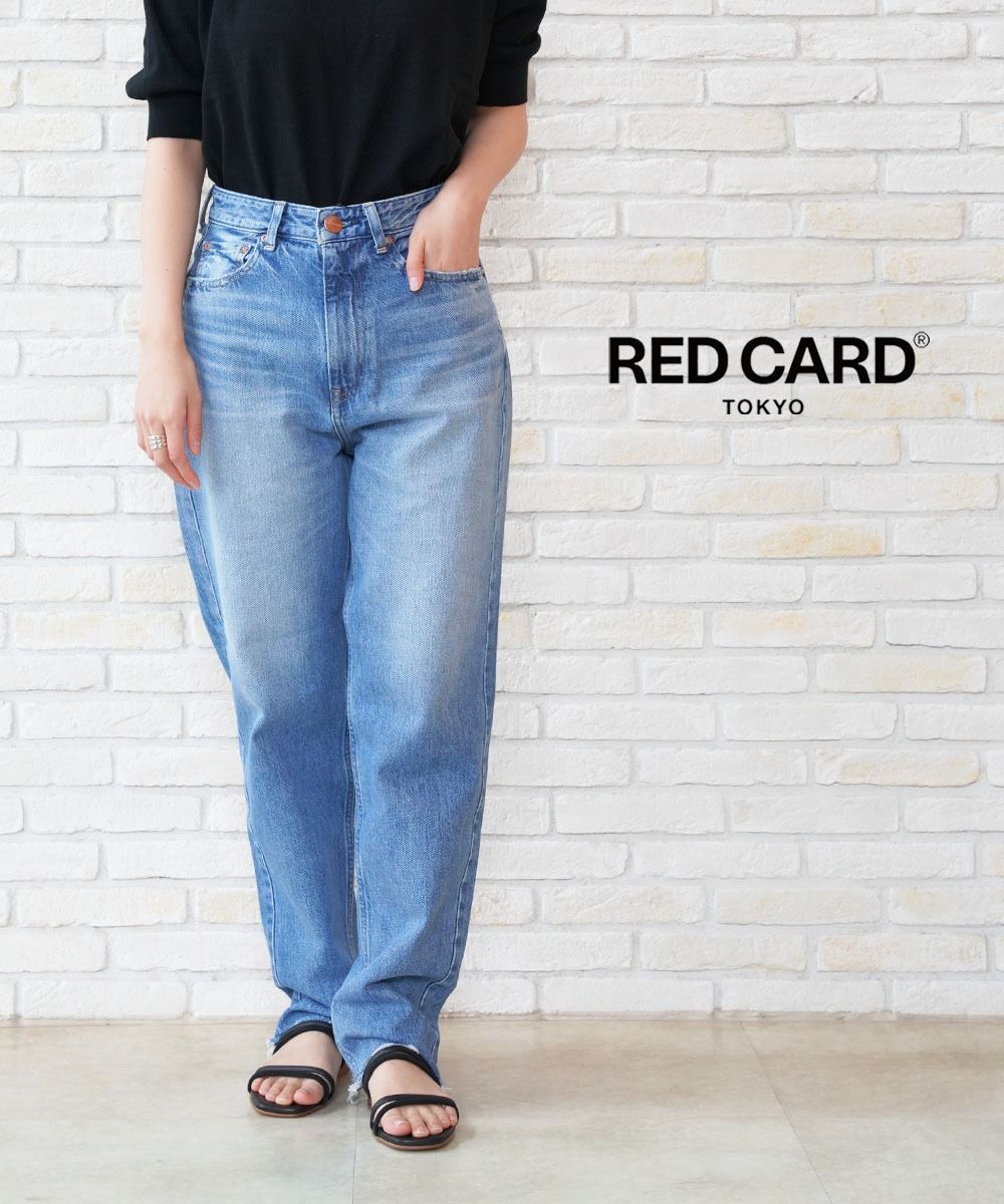 【30%OFF】レッドカード トーキョー RED CARD TOKYO デニム パンツ デニムパンツ ジーンズ ボトム ワイド テーパード ワイドパンツ ゆったり ハイウエスト ハイライズ・72257501-2942401(レディース)