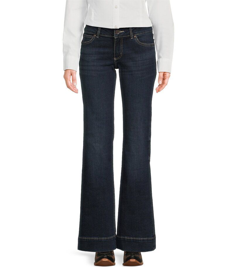 ラングラー レディース ボトムス デニムパンツ フレア ジーンズ WranglerR Mae Mid Rise Flare Leg Trouser Stretch Jeans Samantha