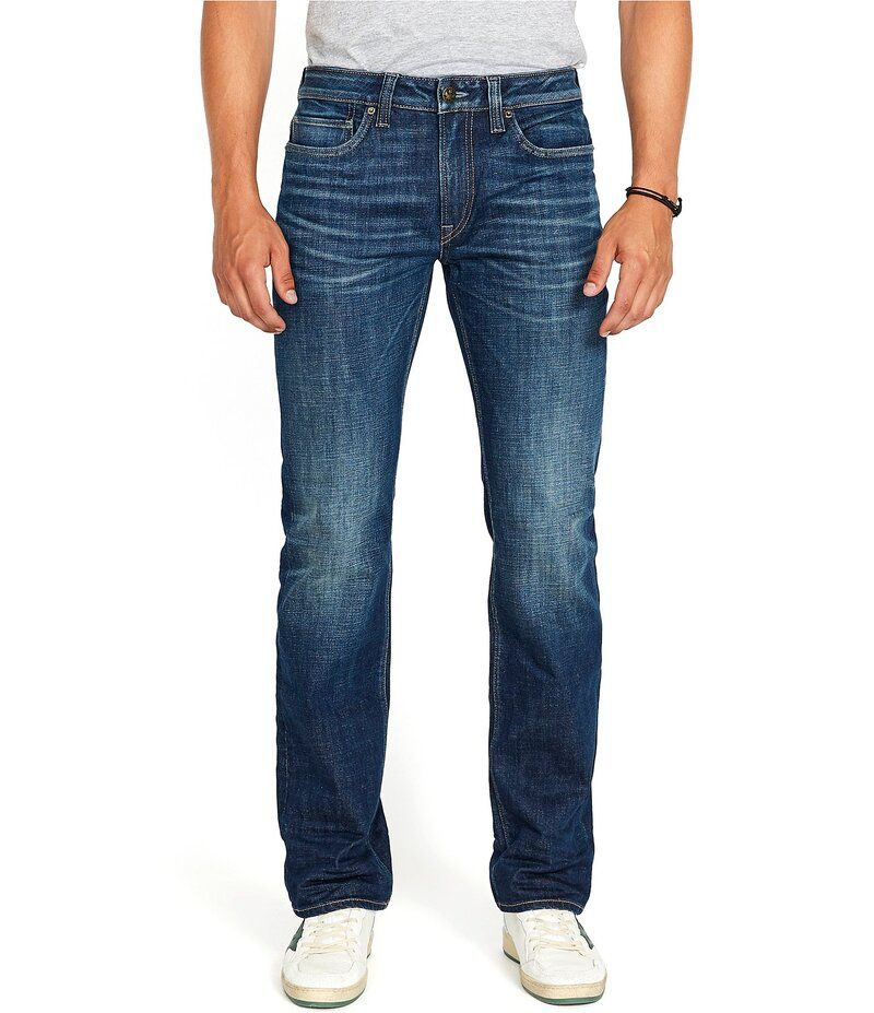 バッファロー・デイビッド・ビトン メンズ ボトムス デニムパンツ リラックスフィット ストレート ジーンズ Buffalo David Bitton Relaxed Fit Straight Leg