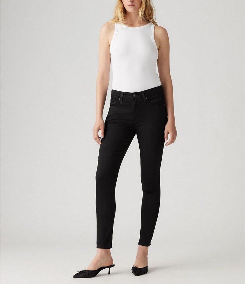リーバイス レディース ボトムス デニムパンツ ジーンズ LevisR 721 High Rise Skinny Jeans Soft Black ブラック