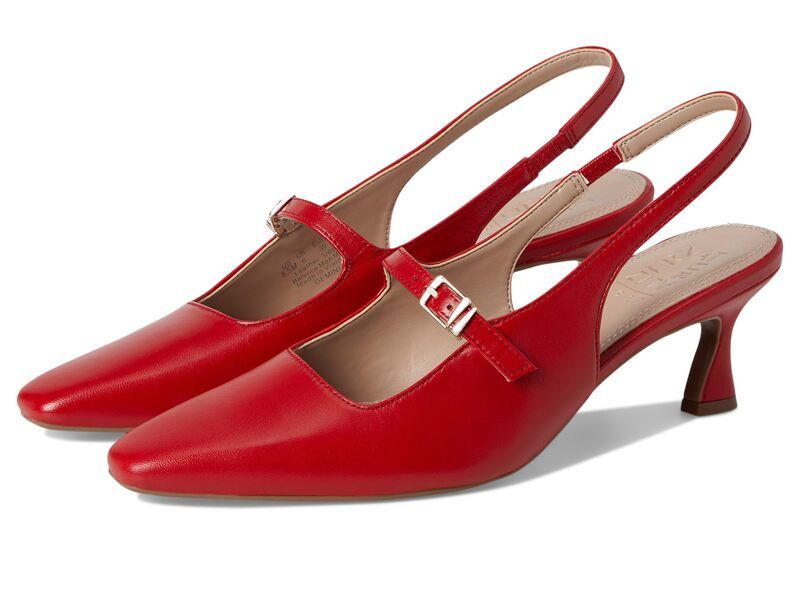 ナチュライザー レディース シューズ ブーツ・レインブーツ ミニ Naturalizer Gemini Red Leather レッド