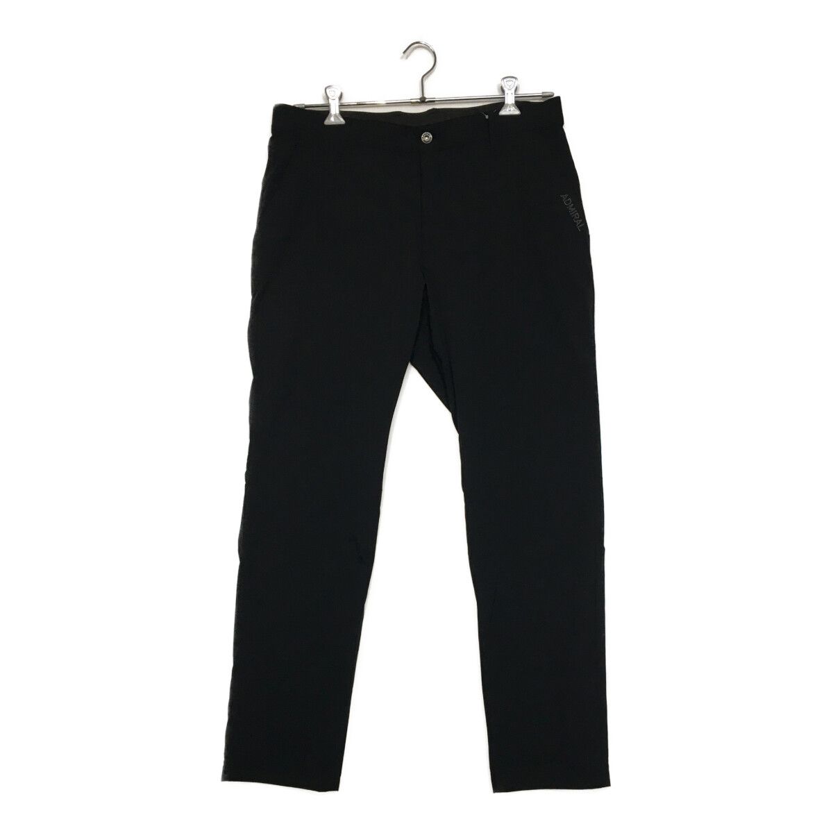 中古 メンズ アドミラルゴルフ Admiral Golf パンツ LL 黒 ブラック シンプル ストレッチ