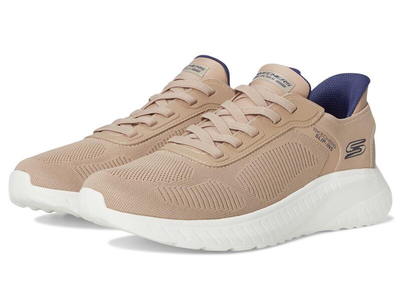 スケッチャーズ メンズ シューズ スニーカー BOBS from SKECHERS Hands Free SlipInsquad Chaos Solid Step Taupe トープ 17,005円