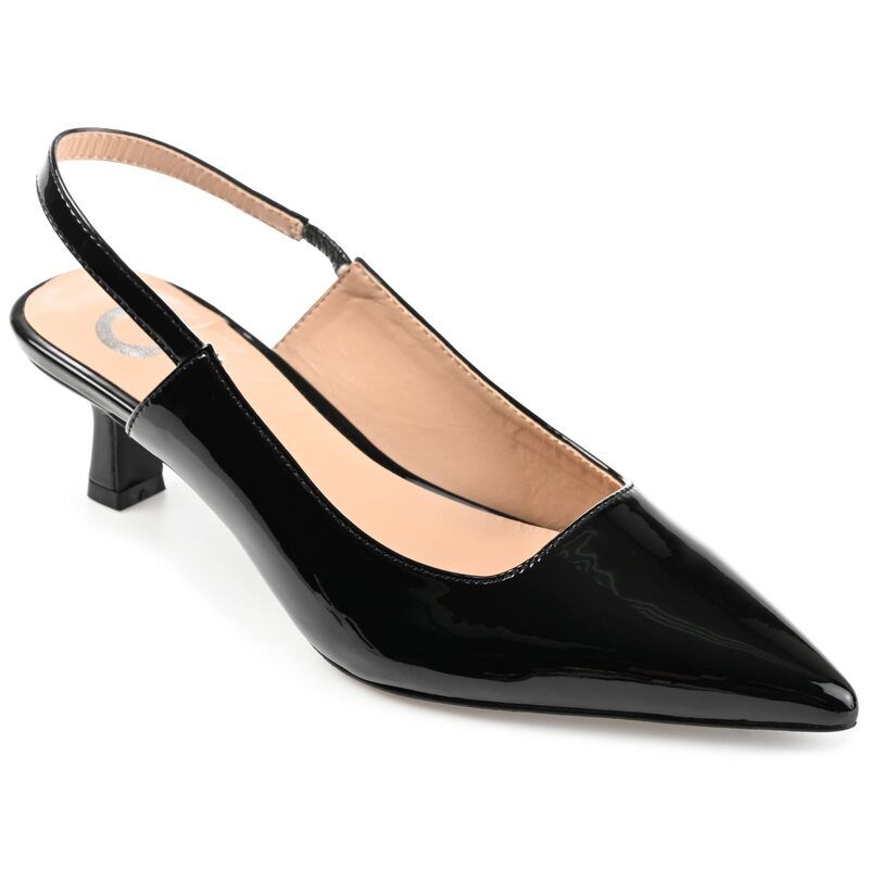 ジュルネ コレクション レディース シューズ ヒール Journee Collection Paulina Pump PatentBlack ブラック