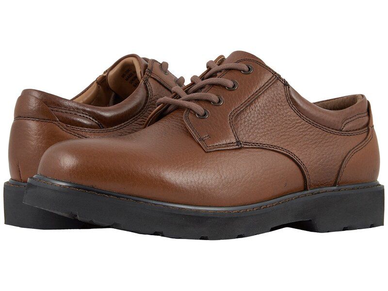 ドッカーズ メンズ シューズ オックスフォード Dockers Shelter Plain Toe Dark Tan Full G タン