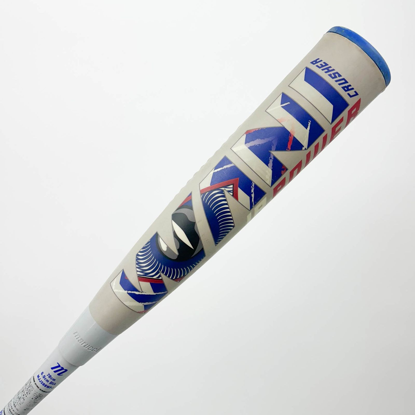ワニクラッシャーパワー ジュニア 78cm/590g マルーチ MJJSBBWPJ-78 青ワニ バットケース付き ID134