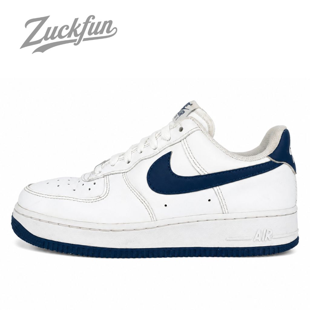 NIKE AIR FORCE 1 07 LOW エア フォース 1 ロー カット ホワイト ネイビー 白 レディース ナイキ スニーカー 24 cm U11029