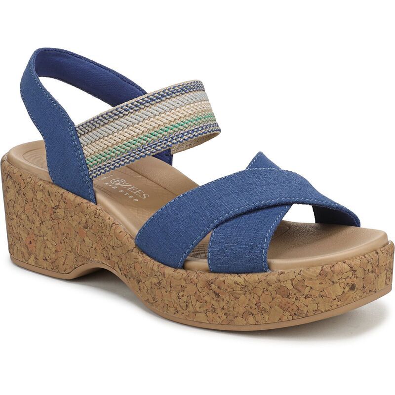 ライフストライド レディース シューズ サンダル LifeStride Verity Womenslingback Sandals Deja Vu Blue ブルー