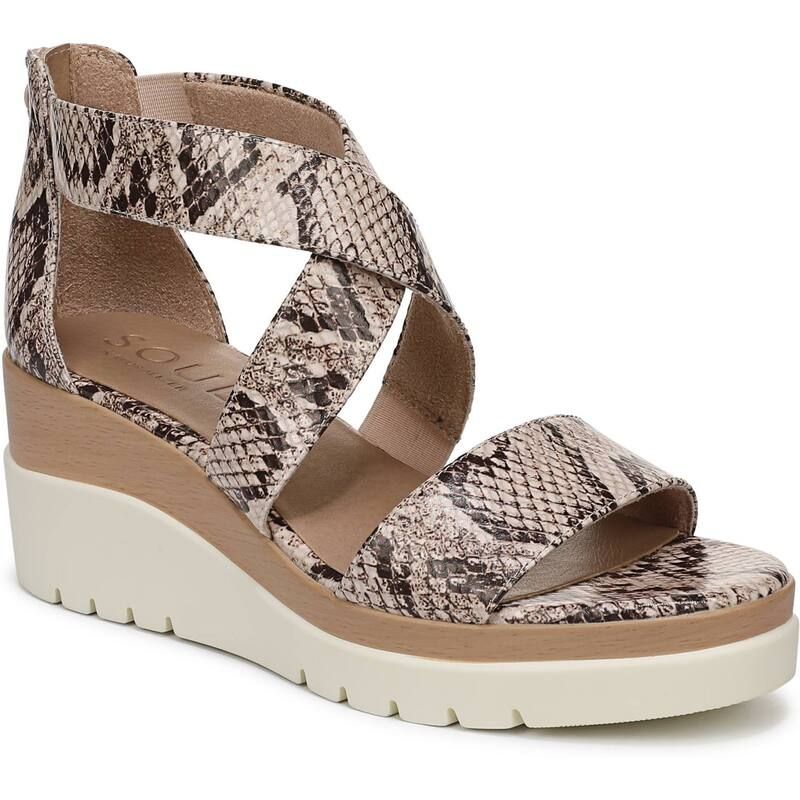 ソウルニュトライザー レディース シューズ サンダル SOUL Naturalizer Goodtimes Womens Wedge Sandals Beige Multi ベージュ