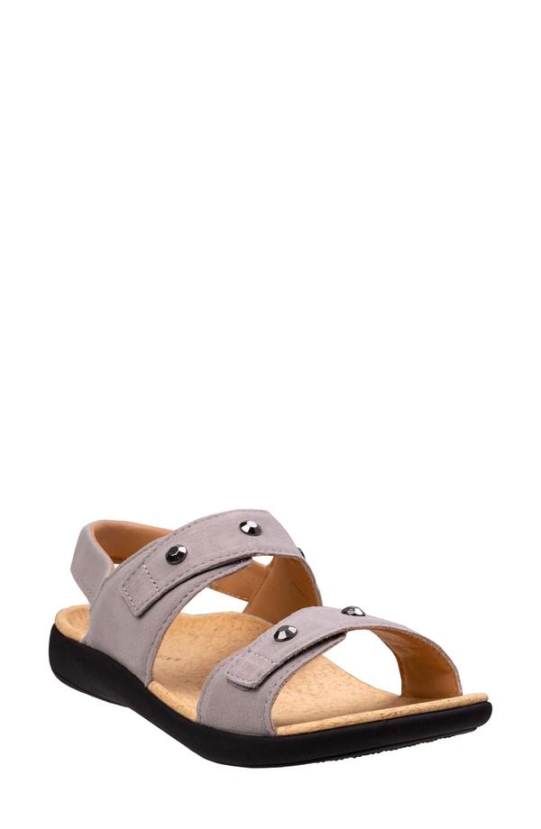 レヴィタライン レディース シューズ ヒール サンダル Revitalign Terra Slingback Sandal Grey グレー