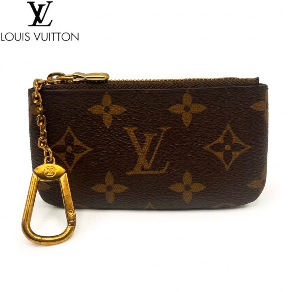 LOUIS VUITTON ルイヴィトン ノグラム ポシェットクレ M62650 CT0285 ブラウン コインケース