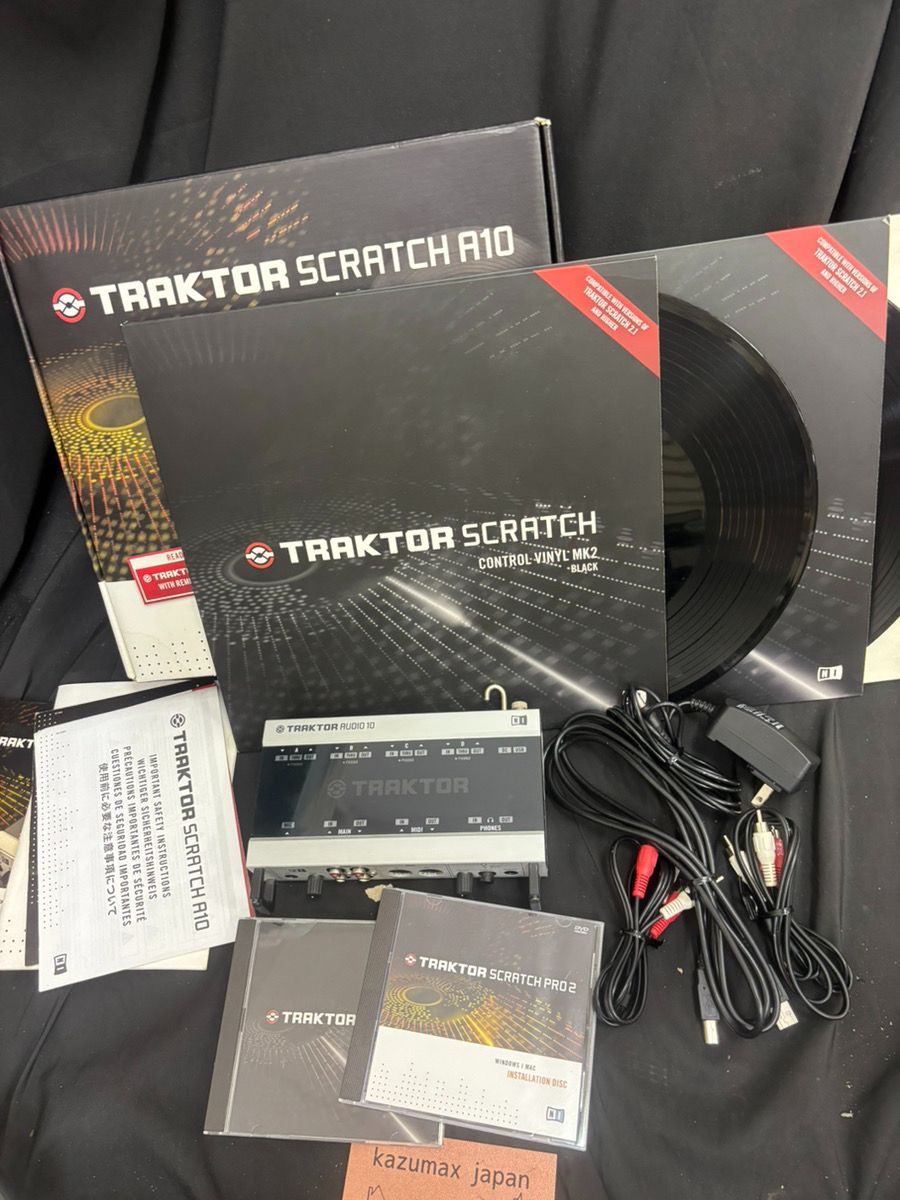 Native Instruments Traktor Audio 10 動作品 付属品あり DJオーディオインターフェース DVSシステム （k-848）