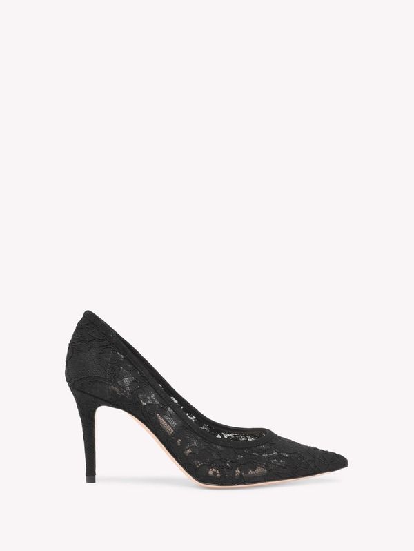 ジャンヴィト ロッシ レディース シューズ パンプス Gianvito Rossi Claudia 85 Pump Black Textile ブラック