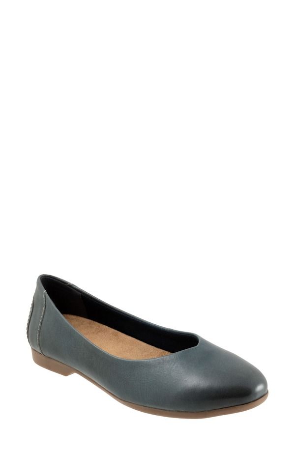 トロッターズ レディース シューズ パンプス Trotters Iris Flat Navy ネイビー