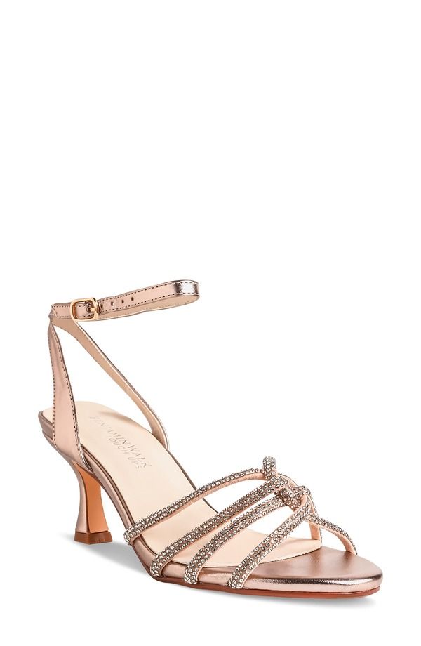 タッチアップ レディース シューズ ヒール サンダル アンクル Touch Ups Tamerankle Strap Sandal Champagne シャンパン